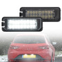 NSLUMO 2 feux pour plaque d'immatriculation, éclairage plaque LED compatibles avec Seat Leon Mk2 Mk3, Altea XL, Van, Exeo ST/Kom