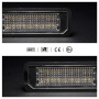 NSLUMO 2 feux pour plaque d'immatriculation, éclairage plaque LED compatibles avec Seat Leon Mk2 Mk3, Altea XL, Van, Exeo ST/Kom