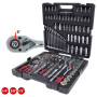 KS Tools 918.0216 Coffret douilles 1/4-3/8-1/2 - Malette outils 216 pcs | Coffret de douilles CHROMEplus 1/4''+3/8''+1/2'', 216 