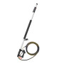 VEVOR Lance Télescopique pour Nettoyeur Haute Pression 6358 mm, Baguette de Pulvérisation Télescopique 4000 psi avec Rallonges,