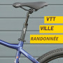 BikePeak Tige de Selle Amortie Ø 27,2, 30,9, 31,6 mm - Amortisseur de Selle pour Soulager la Colonne Vertébrale - Inclut 4 Resso