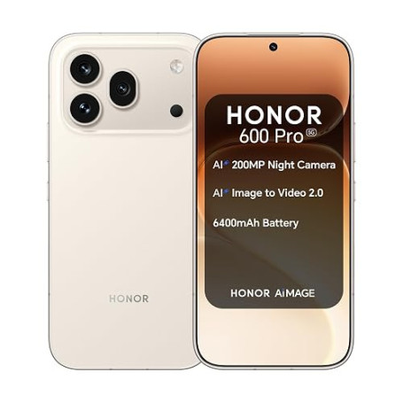 HONOR 600 Pro 5G 12GB-512GB Dorado (Golden White) Dual SIM