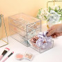 SUMTree Organisateur de Tiroirs Boîte de Rangement en Acrylique - 3 tiroirs | Transparente, Organisateur d'accessoiresde coiffur