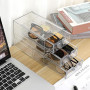 SUMTree Organisateur de Tiroirs Boîte de Rangement en Acrylique - 3 tiroirs | Transparente, Organisateur d'accessoiresde coiffur