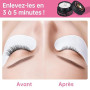 Beauty7 Crème Dissolvant Extension de Cils, Dépose Extension de Cils Individuels, Produit pour Retirer des Cils Extensions 5g La