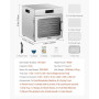 VEVOR Déshydrateur alimentaire, 8 plateaux en acier inox, séchoir électrique aliments 400 W, température réglable, minuterie 24