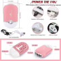 Extension Cils Kit Accessoires Lash Séchoir à Cils USB Portable Nano Pulvérisateur Miroir Pince Gel Patch de Cils Ruban Adhésif