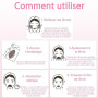 20 Pièces Masques Lèvres au Collagène, Soin Hydratant Individuel | 20 masques hydrogel individuels au collagène, à l’acide hyalu