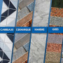 S&R Disque Diamant 125 Carrelage Fin. Disque Diamant 125mm Tronçonner Céramique Grès Marbre Granit. Disque Carrelage 125 pour Me
