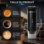 HOVCEH Machine à Espresso Portable 3 en 1, Cafetiere Portable Rechargeable USB, Machine Expresso Portable 3 en 1, Cafetière Port