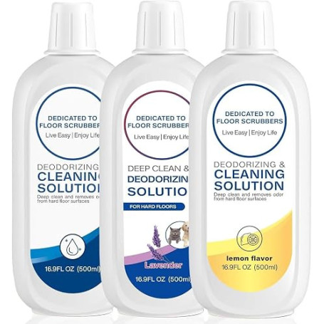3PCS Floor Cleaning Solution Compatible With Tineco, Deep Cleans for Multiple Hard Floors, Suitable With All Robot Vacuums with