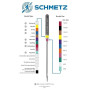 Schmetz Aiguilles universelles pour machine à coudre - Taille 80/12-2 cartes - 20 aiguilles