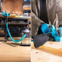 Cecotec Rabot Électrique avec Câble Fast&Clean 3000 Agile. 650 W, 16 800 tr/min, Profondeur 2 mm, Largeur 82 mm, Doubles Lames R