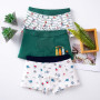 LeQeZe Boxer Garçon Lot de 6 Enfant Slip Garcon Coton Culotte sous-Vêtement 2-11 Ans