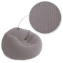 Intex 68579NP Pouf Gonflable Beanless, Gris, 107cm x 104cm x 69cm