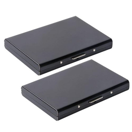 Vicloon Porte-Carte de Crédit Visite Métallique avec la Technologie de Blocage RFID,Cool Etui de Carte de Visite Slim Métal - 6