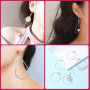 TOAOB 392pcs Crochets de Boucles D'oreilles Kit de Loisirs Créatifs de 6 Style Boucles d'oreilles Pendentif Or Argent en Métal a