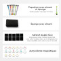 MCCORL Calendrier Magnetique Organisateur Tableau Frigo, Planning Semaine Magnetique, Planificateur de Menus/Repas, Planificateu