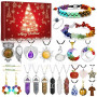 Calendrier De l'Avent 2026 Avec Bijoux En Cristal Pour Femmes Et Filles, 24 Surprises De Noël Avec Colliers, Bracelets, Boucles
