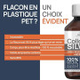 Argent Colloïdal 40 PPM 1000 ml - Supérieur au 15ppm & 20ppm - Oligo élément bio disponible - Liquide 100% Naturel - Pour famill