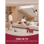 Vexilar C9 Aspirateur Balai avec Fil, 70Kpa, Câble de 7m | Aspirateur Balai Filaire, Brosse Anti-Emmêlement, Filtre HEPA, Aspira
