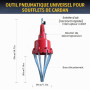 Expandeur Soufflet de Cardan, Expandeur de Soufflet Outil Ecarteur | Soufflet de Cardan Métal ABS Pneumatique 72‑130 Psi Arbre d