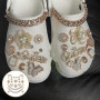 A.S.Marelis Lot de Breloques Strass pour Sabots, Décorations Clipsables en Cristal, Décorations de Chaussures pour Femme de Bric