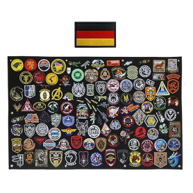 119 x 76 cm - Patches de suspension - Patches Panneau Compatible avec Velcro - Tapis mural - Panneau de fixation - Tactique mili
