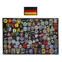 119 x 76 cm - Patches de suspension - Patches Panneau Compatible avec Velcro - Tapis mural - Panneau de fixation - Tactique mili