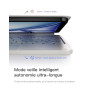 Inateck Coque Clavier iPad A16/10e Gén, Support Magnétique Flottant | Pour 10.9/11", rétroéclairé 7 couleurs, pavé tactile, bras