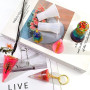 DIYBravo 3 Moules Résine Époxy Cône Hexagonal Pyramide Silicone Pendentif Cube Moule Résine (Trasparente)