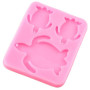 Nifocc Lot de 2 moules en silicone avec trous en forme de tortue de mer - Pour bricolage de bijoux et d'artisanat