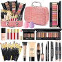 Coffret Maquillage Femme, Kit Maquillage Ado Fille Professionnel Complet avec Trousse de Maquillage, Coffret Cadeau Maquillage a
