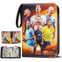 Albums Cartes à Collectionner de Football, Classeur de 50 pages Amovibles pour 4 Pochettes Capacité de 400 Cartes, Livre de Rang