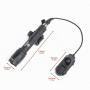 QIRUIMY M600C Lampe de poche LED Torche tactique 600 Lumens,Lumière Scout légère pour mlok Keymod 20mm Picatinny Rail System (No