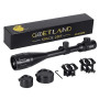 Goetland Lunettes de Visée 6-24x50 AOEG Telemetre Red Dot Rouge Vert Illuminé Rangerfinding SFP pour Tactique Chasse Airsoft Arb