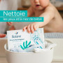 BIOLANE - Sérum Physiologique Bébé - Embout rond - 30 Unidoses | Nettoie le nez et les yeux, Dès la naissance, Fabriqué en Franc