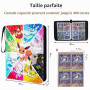 Classeur Carte 50 Pages 400 Cartes, Imperméable Album Porte Cartes à Collectionner pour Organissateur de Cartes, Portable Livre