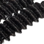 Poutpoutm Deep Wave Bundles Human Hair Tissage Cheveux Extensions De Cheveux Humains Tressés Naturels Extensions 3 Bundles 50g/p