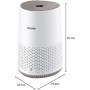 Philips Purificateur d'air connecté 600i, jusqu’à 44 m², 19dB(A)*, Blanc | CADR 170 m³/h, HEPA NanoProtect capture 99,97 % des p