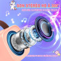 Micro Karaoke Enfant avec 2 Micros sans Fil, Cadeau Jouet Fille 3-12 Ans | Kit Karaoké Microphone Bluetooth avec DSP et Lumières