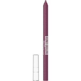 Maybelline New York Tattoo Liner Crayon Gel Yeux Waterproof 36h Burgundy | Effet tatouage longue tenue, Ultra saturé en pigments