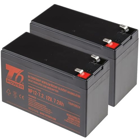 T6 Power Batterie pour Eaton Ellipse PRO 1200, VRLA, 12 V