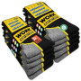 SOXCO 10 Paires Chaussettes de travail noires homme, mi-mollet | Technologie DRI-WIK d’évacuation de l’humidité | Ultra douce et