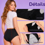 Anntry Culotte Menstruelle pour Filles Adolescentes sous-vêtements Anti-fuites Physiologique en Coton de Protection pour Femmes 