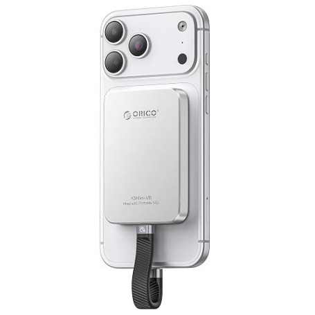 ORICO 512 Go SSD externe magnétique, en alliage d’aluminium, jusqu’à 460 Mo/s, disque dur externe SSD, extension de stockage pou