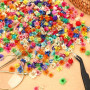 AUGSUN 420 Pcs Petites Fleurs Séchées pour l'Artisanat, Mini Fleurs Séchées Naturelles en Vrac pour DIY Nail Art, Fabrication de