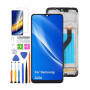 Écran pour Samsung A20s A207F A207M A2070 avec Cadre | avec Kit de réparation，PLS LCD，Affichage HD，Remplacement d'écran