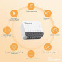 SONOFF Zigbee interrupteur Intelligent, Fonctionne Avec Alexa & Google Home, 4 Pack, NéCessite Une Passerelle Zigbee, NéCessite