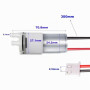 RUNCCI-YUN DC 12V 370 Mini Pompe auto-amorçante Eau à Membrane à Vide électrique Micro pour Machine à thé AquariumWater Cooling(